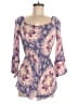 En Creme 100% Rayon Paisley Purple Romper Size S - photo 1