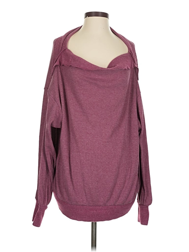 Pre-owned We The Free Pullover Sweater In Purple