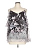 Bar III Silver Sleeveless Blouse Size L - photo 1