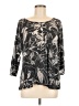 Assorted Brands Gray 3/4 Sleeve Blouse Size M - photo 1