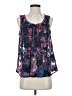 Lucky Brand 100% Polyester Blue Sleeveless Blouse Size S - photo 1
