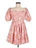 showpo 100% Polyester Floral Graphic Pink Cocktail Dress Size 8 - photo 1