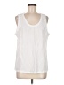 Unbranded White Sleeveless T-Shirt Size M - photo 1