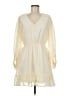 Very J 100% Polyester Ivory Casual Dress Size M - photo 1
