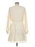 Very J 100% Polyester Ivory Casual Dress Size M - photo 2