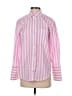 J.Crew 100% Cotton Stripes Pink Long Sleeve Button-Down Shirt Size 2 - photo 1