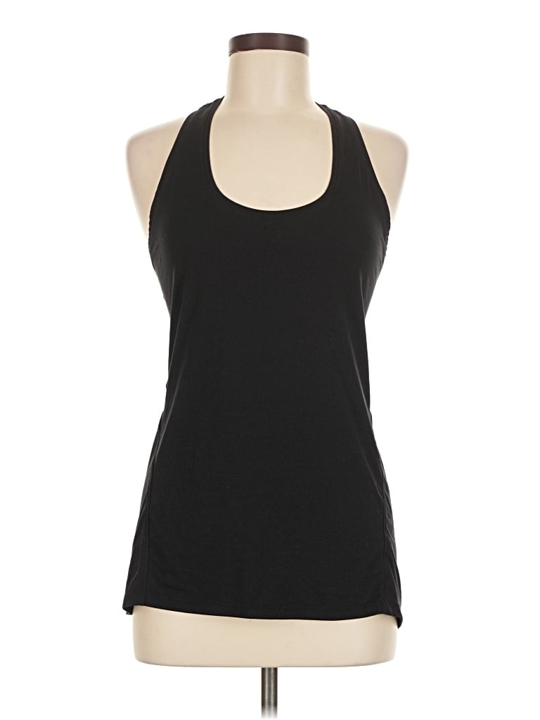 Pre-owned Athleta Tank Top Black Halter Neckline Tops