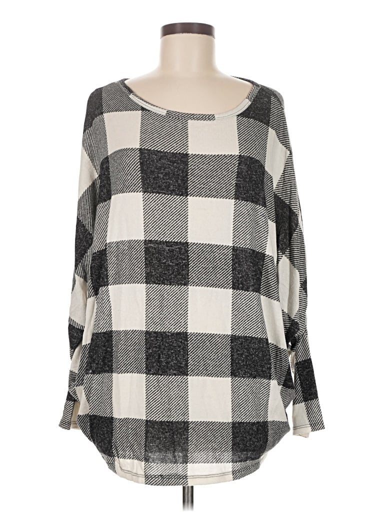 Pre-owned 24/7 Maurices Pullover Sweater In Gray