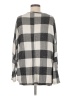 24/7 Maurices Checkered-gingham Gray Pullover Sweater Size M (estimated) - photo 2