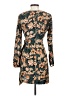 Zara Basic Print Teal Cocktail Dress Size XS - photo 2