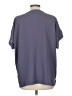 MTS 100% Polyester Gray Short Sleeve Blouse Size M - photo 2