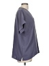 MTS 100% Polyester Gray Short Sleeve Blouse Size M - photo 4