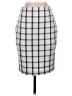 Express Plaid Gray Formal Skirt Size 00 - photo 1