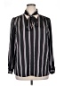 Laundry by Shelli Segal 100% Polyester Stripes Black Long Sleeve Blouse Size 16 - photo 1