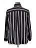 Laundry by Shelli Segal 100% Polyester Stripes Black Long Sleeve Blouse Size 16 - photo 2