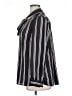 Laundry by Shelli Segal 100% Polyester Stripes Black Long Sleeve Blouse Size 16 - photo 5
