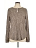 Moshu Tweed Brown Pullover Sweater Size L - photo 1