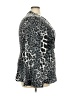 Sunny Leigh Animal Print Gray Kimono Size 3X - photo 4
