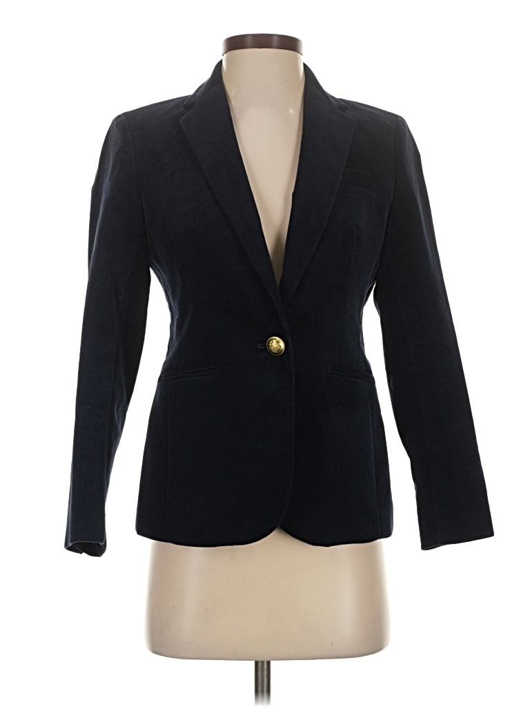 Pre-owned Jcrew Blazer Jacket In Black