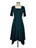 Ann Taylor Solid Teal Casual Dress Size 0 - photo 1