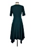 Ann Taylor Solid Teal Casual Dress Size 0 - photo 2