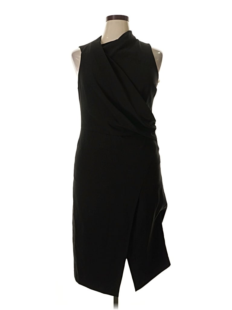 Pre-owned Halston Heritage Cocktail Dress In Black