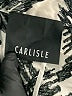 Carlisle 100% Silk Print Ivory Silk Blazer Size 18 - photo 6