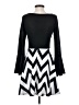 La Ropas Chevron-herringbone Black Casual Dress Size S - photo 2