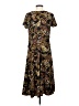 Messini Paisley Brown Black Casual Dress Size S - photo 2