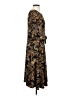 Messini Paisley Brown Black Casual Dress Size S - photo 4