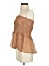 Open Edit 100% Elastic Brown Sleeveless Blouse Size XS - photo 5