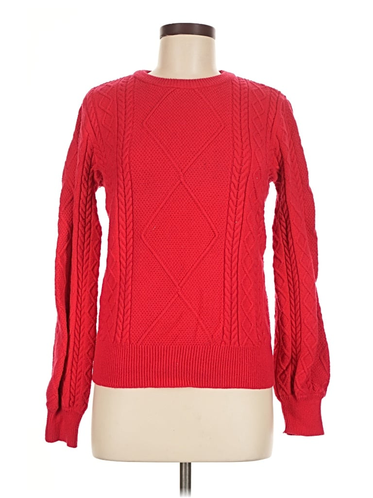 Pre-owned Cyrus Pullover Sweater In Red