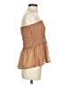 Open Edit 100% Elastic Brown Sleeveless Blouse Size XS - photo 4