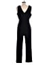 Wrapper Solid Black Jumpsuit Size L - photo 2