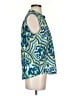 Aqua 100% Polyester Teal Sleeveless Blouse Size S - photo 4