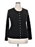 Covington 100% Acrylic Black Long Sleeve Blouse Size 18 - photo 1
