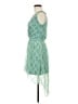 Assorted Brands 100% Polyester Paisley Green Cocktail Dress Size 8 - photo 5