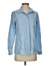Indigo Rose Blue Long Sleeve Blouse Size S - photo 1