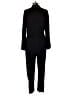BCBGMAXAZRIA 100% Rayon Solid Black Jumpsuit Size L - photo 2