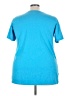 Only Necessities Blue Short Sleeve Blouse Size 1X - photo 2