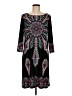 Forever Paisley Black Casual Dress Size M (estimated) - photo 1