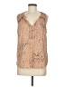 Kellwood Company 100% Polyester Tan Sleeveless Blouse Size M - photo 1