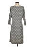 J. McLaughlin Argyle Gray Casual Dress Size S - photo 2
