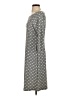 J. McLaughlin Argyle Gray Casual Dress Size S - photo 5