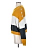 Polly & Esther Color Block Yellow Pullover Sweater Size S - photo 5