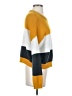 Polly & Esther Color Block Yellow Pullover Sweater Size S - photo 4