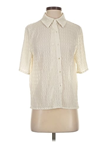 find me now Short Sleeve Blouse (view 1)