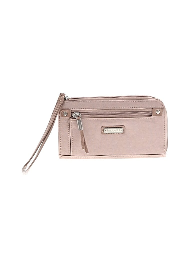 Pre-owned Baggallini Wristlet In Pink