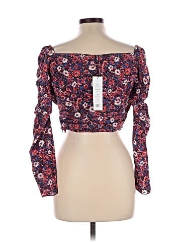 Veronica Beard 3/4 Sleeve Silk Top (view 2)
