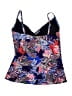 Aqua Green Paisley Blue Swimsuit Top Size M (estimated) - photo 2